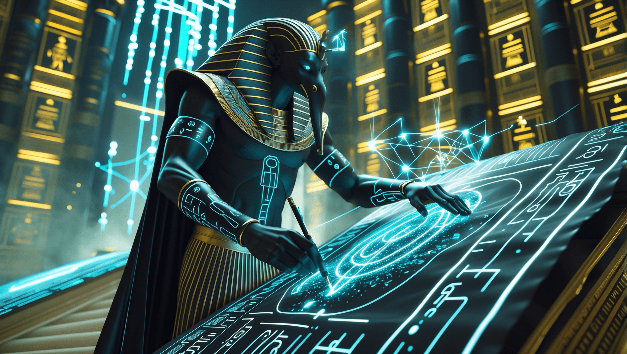 Thoth and the Akashic Records: When the Scribe Meets the Library